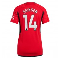 Manchester United Christian Eriksen #14 Hjemmedrakt Dame 2023-24 Kortermet